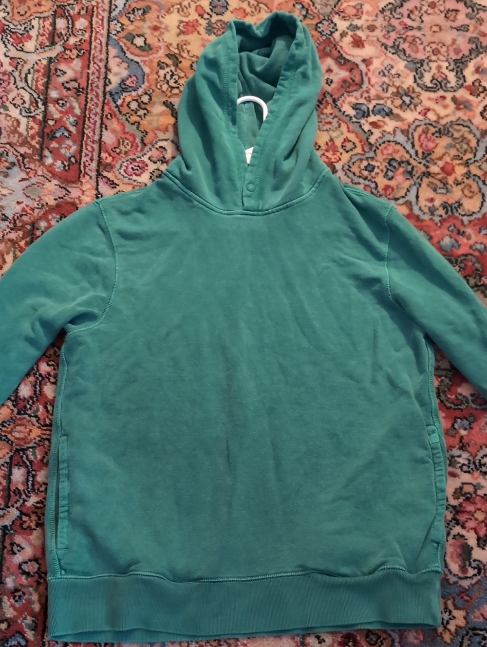 Outerknown Men's Sur Hoodie in Teal Green